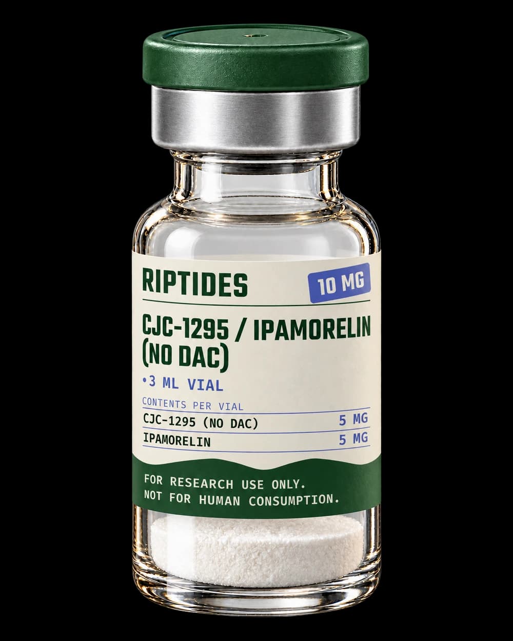 CJC-1295 / Ipamorelin (No DAC) 1 mg research vial